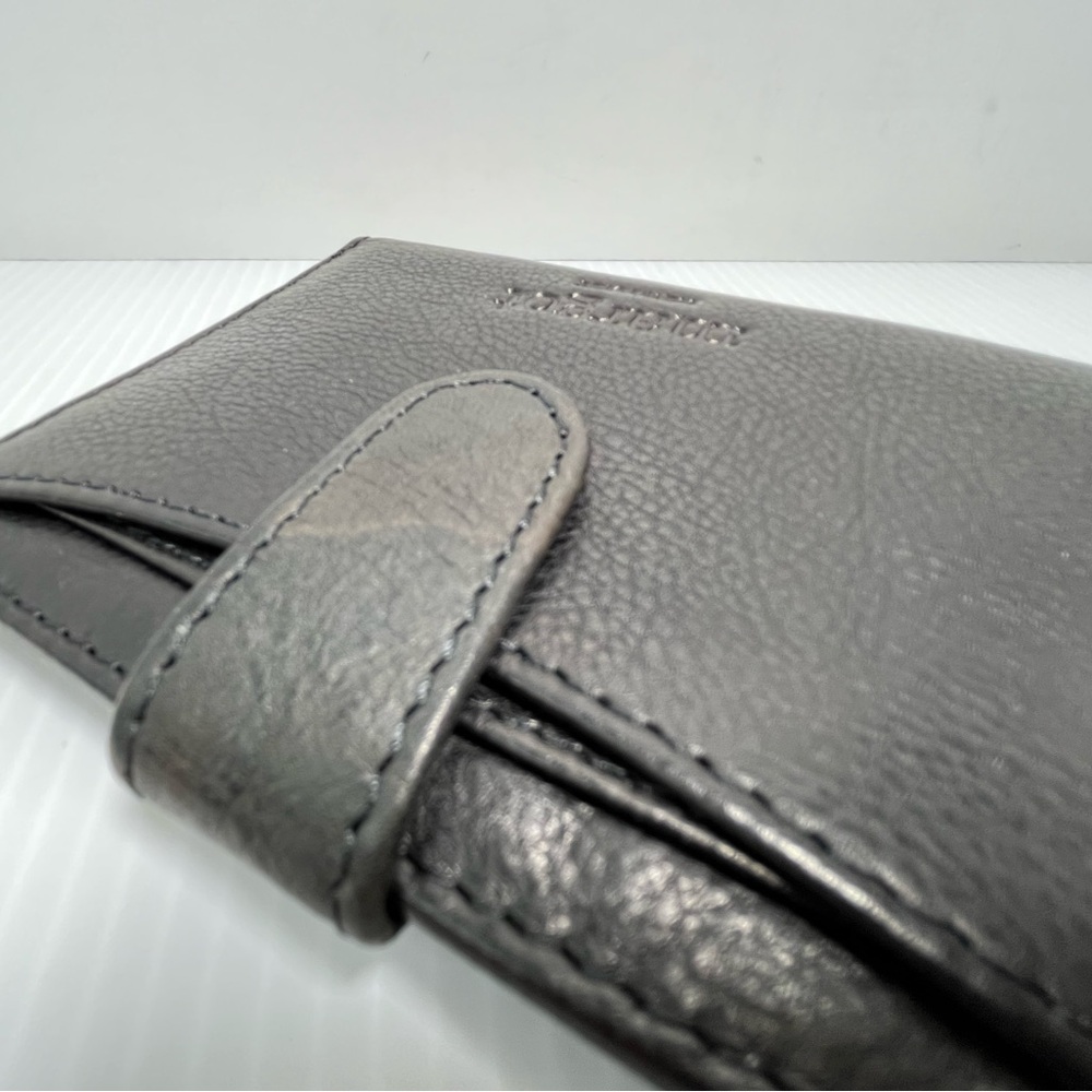 Genuine Leather Lizzie Compact Bifold Wallet by Margot New York - Picture 6 of 16